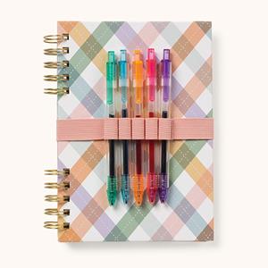Image of HARPER NOTEBOOK & PEN SET - asifargyle (SKU: 168870085000122) Image of HARPER NOTEBOOK & PEN SET - asifargyle